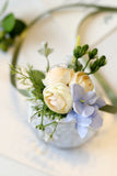 Blue Wedding Wrist Flower for Bridesmaid