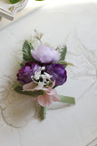 Delicate Men's Blush Boutonniere for Wedding Party