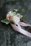 Men's Apricot Boutonniere for Groom