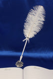 White Feather Signature Pen for Wedding Party