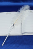 White Feather Signature Pen for Wedding Party