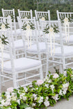 Yellow Wedding Aisle & Chair Decoration Flowers with Ribbon