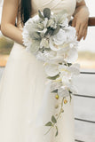 Blue White Wedding Flower with Rose