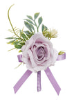 White Rose Men's Boutonniere for Wedding Party