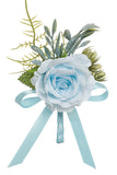 White Rose Men's Boutonniere for Wedding Party