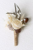 Cute Men's Boutonniere for Autumn Weddings