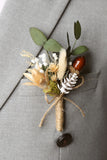 Cute Men's Boutonniere for Autumn Weddings