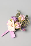 Beautiful Purple Men's Boutonniere for Wedding Party