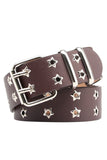 Black Casual Punk Style Decorative Belt