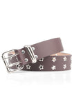 Black Casual Punk Style Decorative Belt