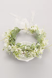 Orange Artificial Daisy Flower Adjustable Pastoral Style Wreath