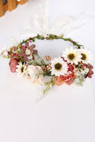 Blush Simulation Flower Forest Wreath Headdress