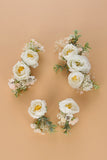 White Sweetheart Gypsophila Dried Flower Hairpin