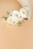 White Sweetheart Gypsophila Dried Flower Hairpin