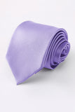 Grey Solid Men's Tie For Party