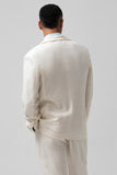 2 Piece Ivory Simple Wedding Suits for Men