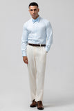 2 Piece Ivory Simple Wedding Suits for Men