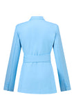 Blue 2 piece Women's Suits with Belt