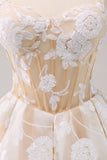 Cute White Corset A-Line Short Prom Dress with Sequins