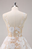 Cute White Corset A-Line Short Prom Dress with Sequins