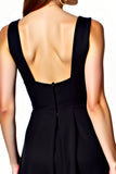 Black V Neck A Line Short Graduation Dress