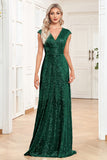 Sparkly A-Line Sleeveless Champagne Mother of the Bride Dress