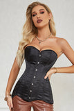 Black Corset Push Up Waist Tummy Control Shapewear