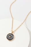 Golden Star Round Necklace