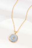 Golden Star Round Necklace