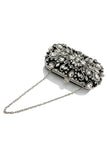 Rhinestone Sparkly Black Party Clutch Bag