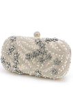 Sparkly Black Rhinestone Beaded Party Clutch