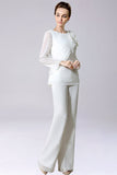 Jumpsuit/Pantsuit Chiffon Mother of the Bride Dress With Bow