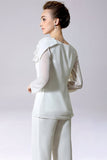 Jumpsuit/Pantsuit Chiffon Mother of the Bride Dress With Bow