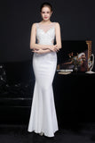 Apricot Long Evening Dress